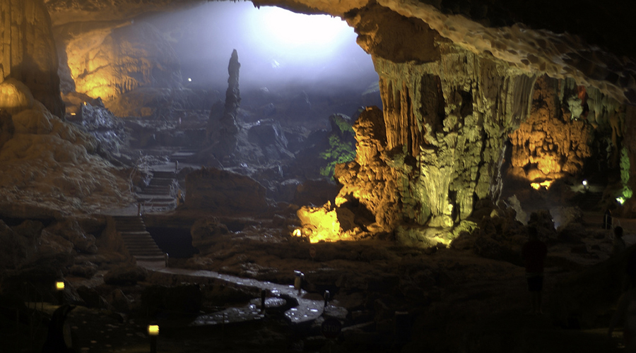 Surprise Cave in Ha Long Bay