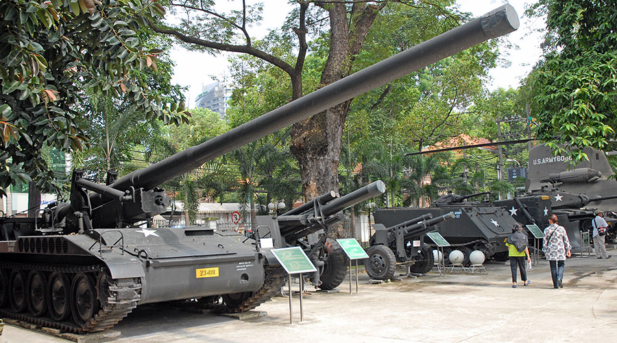 the ground of War Remnants Museum