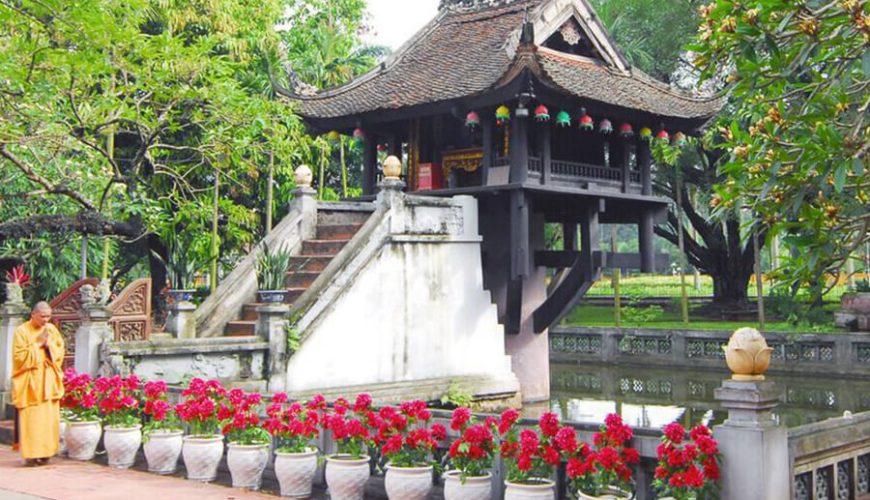 One Pillar Pagoda in Ha Noi