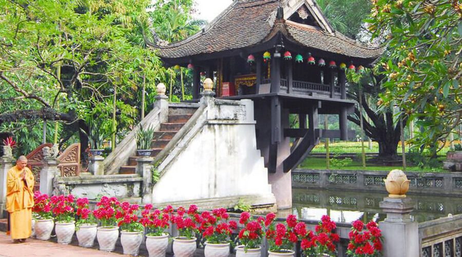 One Pillar Pagoda in Ha Noi