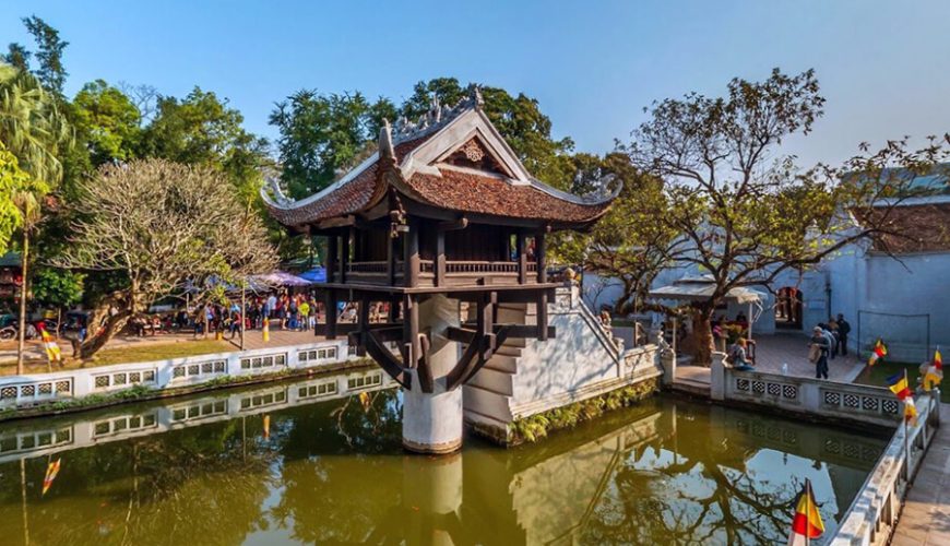architecture of One Pillar Pagoda