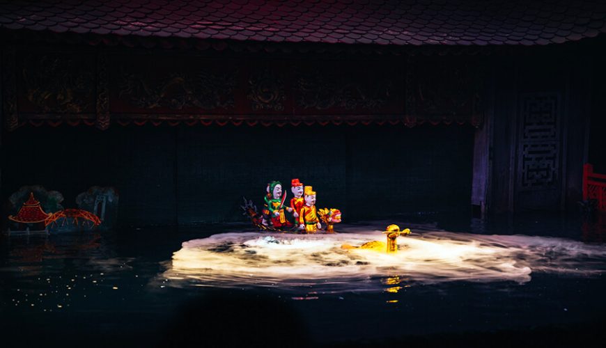 Water puppetry