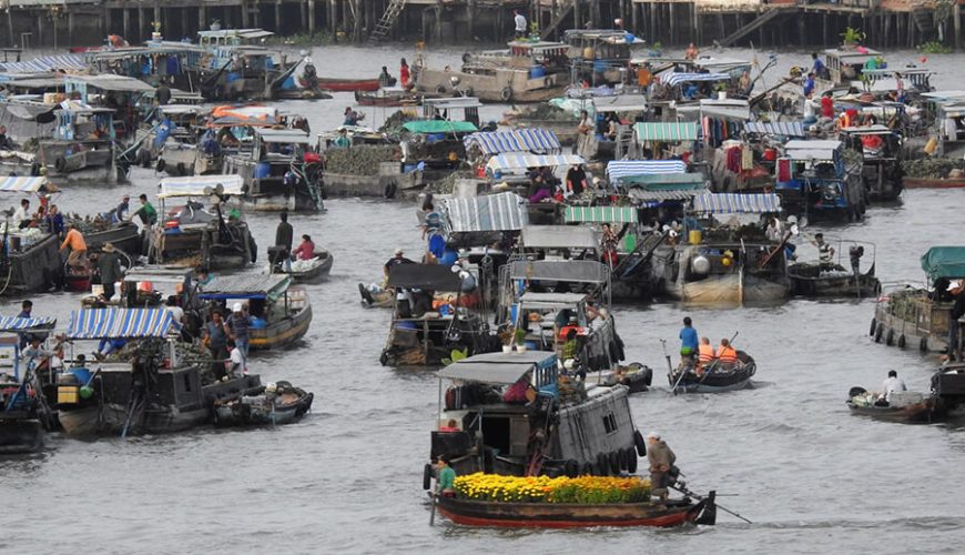 cai rang floating market