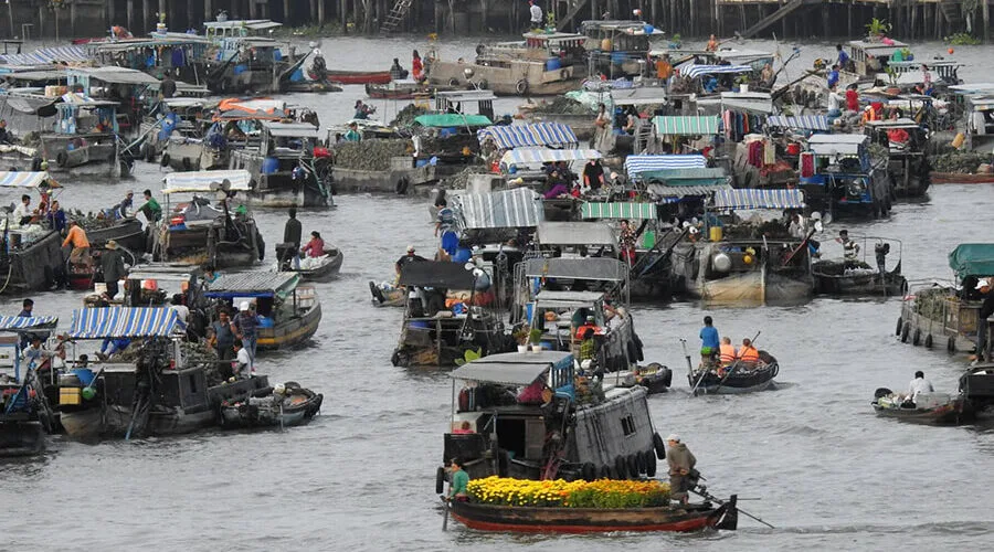 cai rang floating market