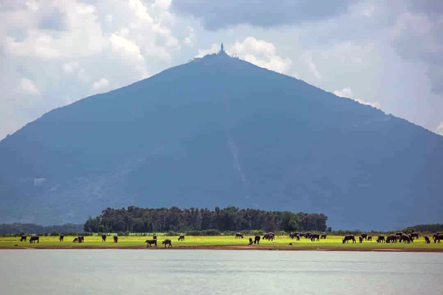 Dau Tieng Reservoir in Tay Ninh
