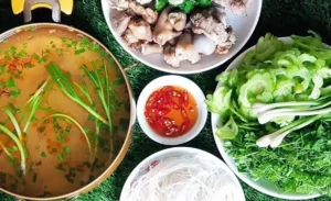 Bitter melon leaf hotpot