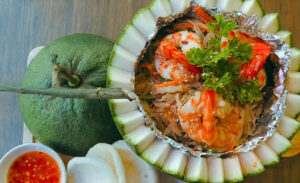 Tan Trieu grapefruit salad