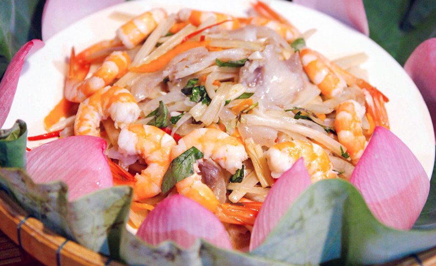 Vietnamese-lotus-root-salad