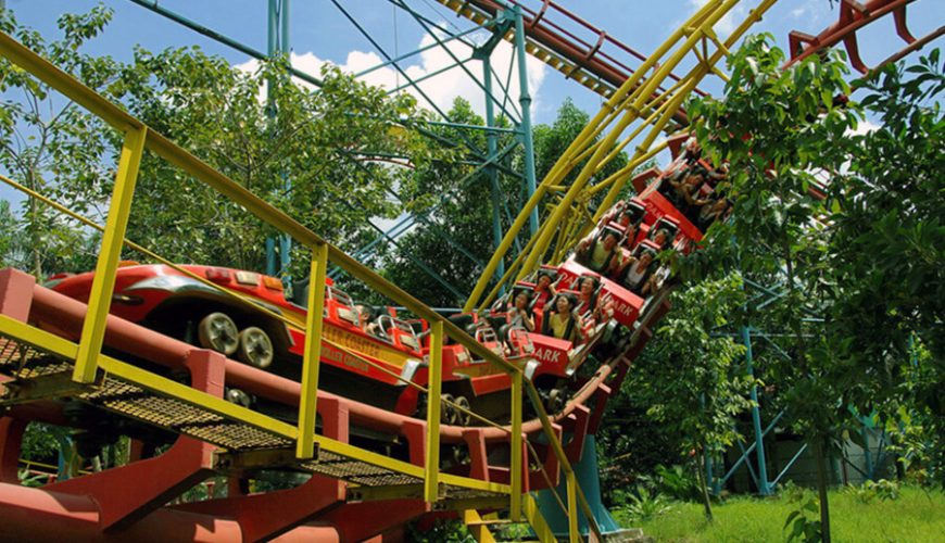 spinning coaster in Dam Sen Park