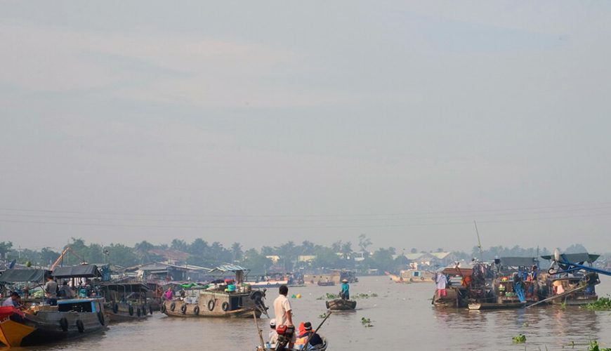 Mekong Delta in Vietnam