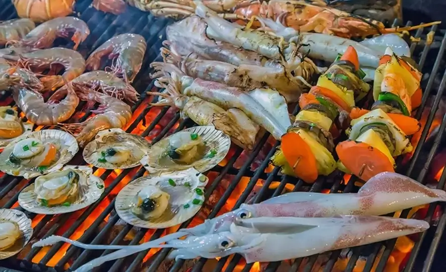 seafood in Long Hai