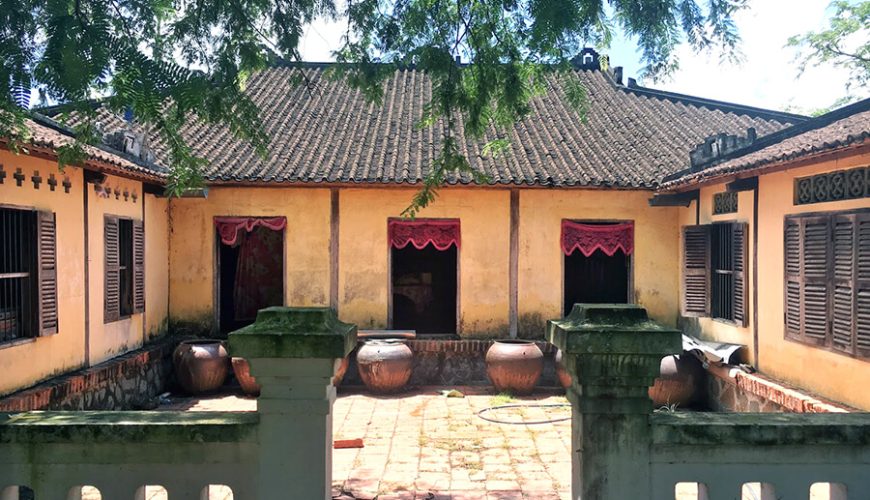 Ancient space behind the house