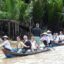 rowing boat in Mekong Delta