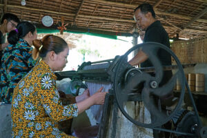 Traditional craft village of making Hu Tieu