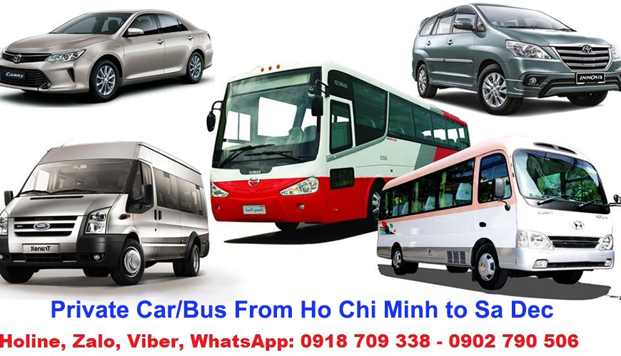 Private Car From Ho Chi Minh to Sa Dec