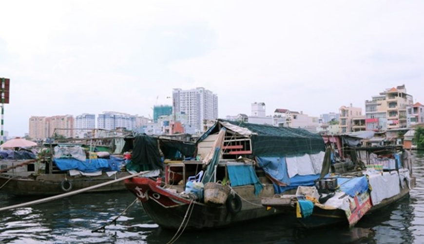 Fruit floating market in Ho Chi Minh City