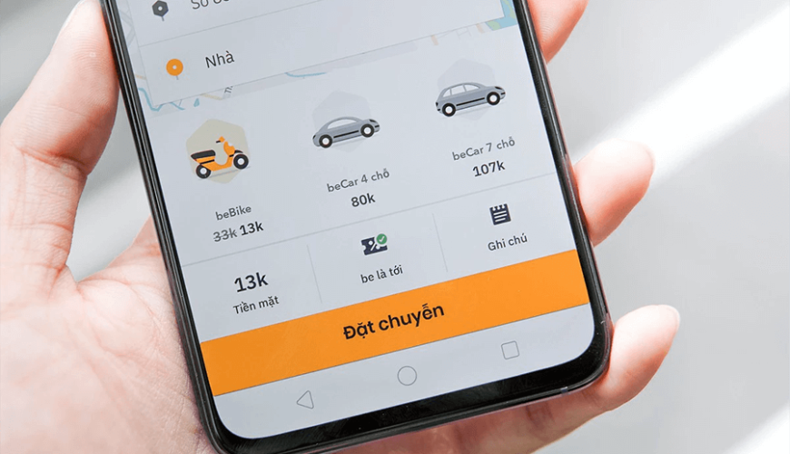 app to book transportation to Ho Chi Minh centre