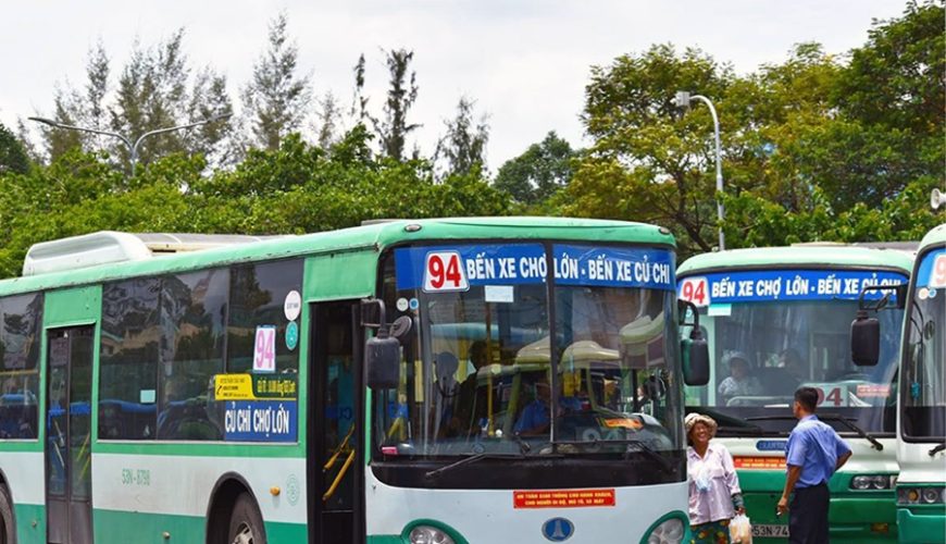 Cu Chi tunnels by bus