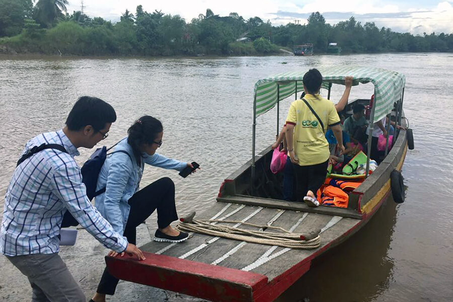 boat to Tan Quy Islet