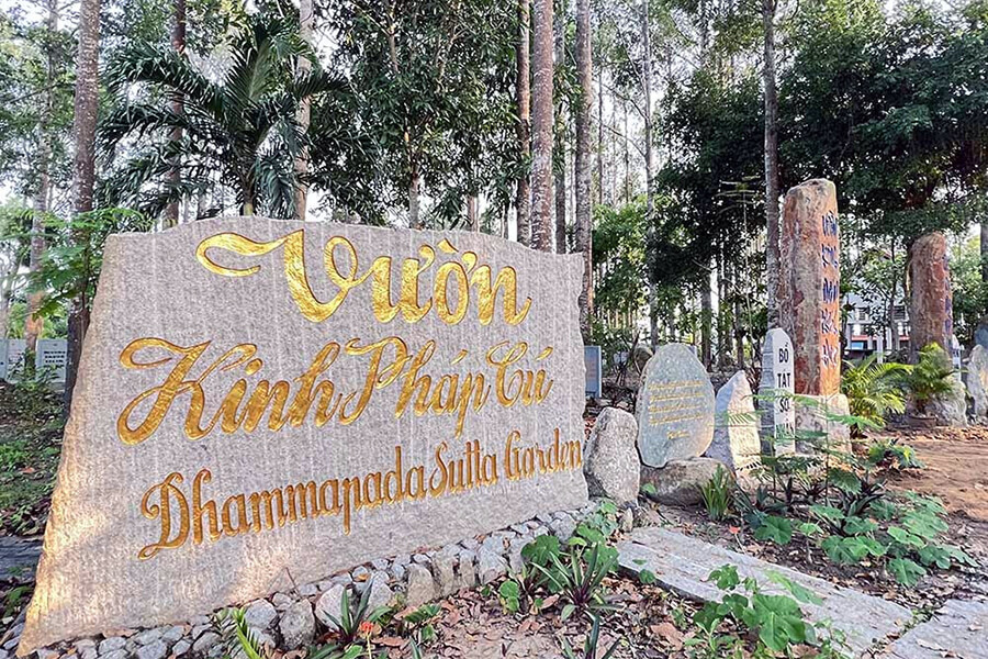 Dhammapada Sutra Garden in Phuoc Hau Pagoda