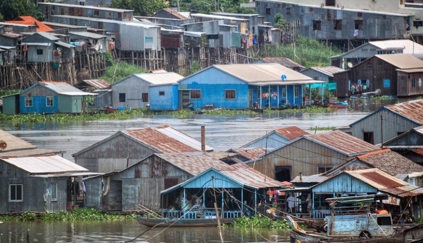 Chau Doc floating village