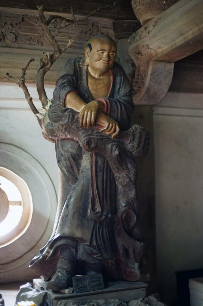 Statue of Parsva in Tay Phuong Pagoda