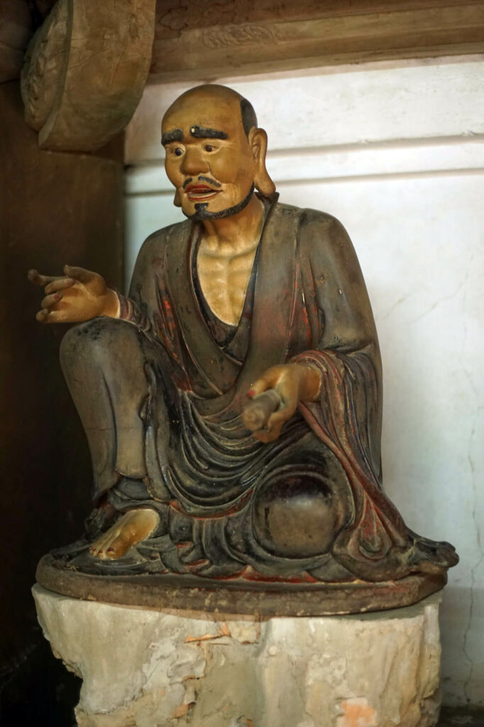 Upagupta statue in Tay Phuong Pagoda