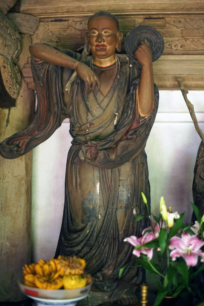 Statue of Samghayacas in Tay Phuong Pagoda