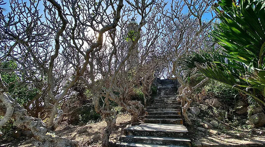 Road up to Ke Ga lighthouse