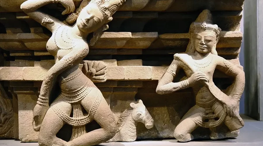 Apsara statue national treasure of Champa culture