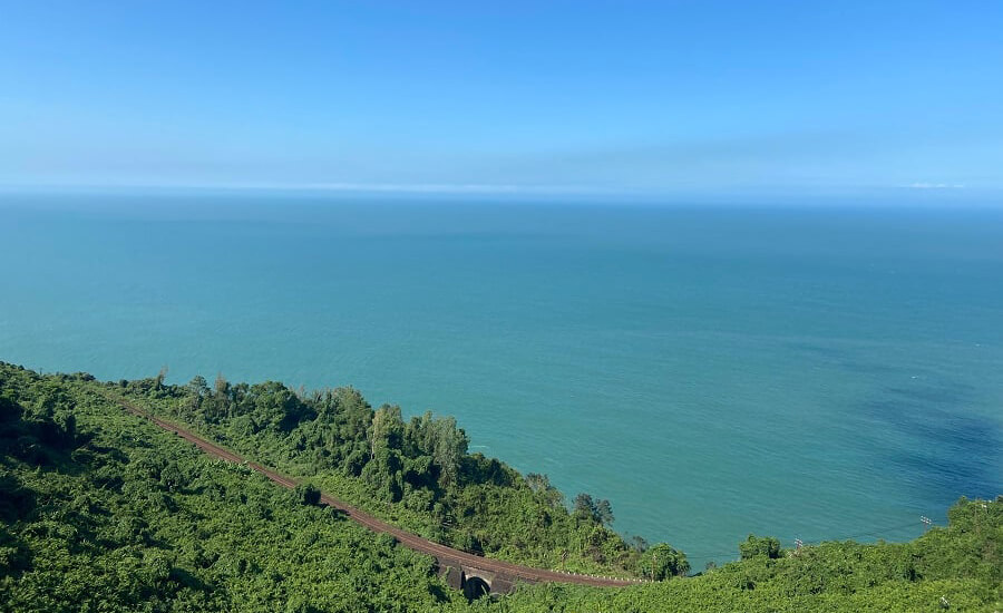 view from Hai Van Pass