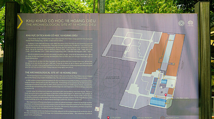 Archaeological Area Thang Long Imperial Citadel