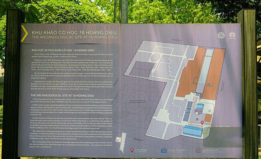 Archaeological Area Thang Long Imperial Citadel