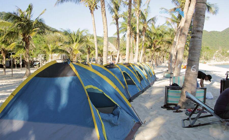 camping in Cham islet