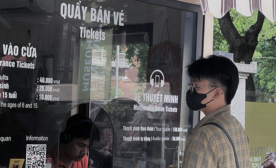 entrance of Vietnam Fine Arts Museum