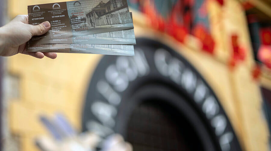ticket to visit Hoa Lo