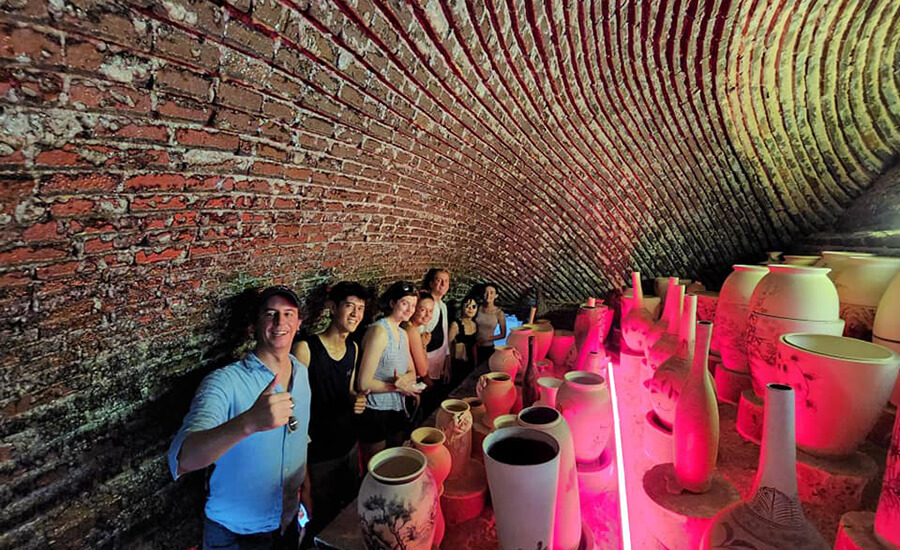 ancient kiln in Bat Trang