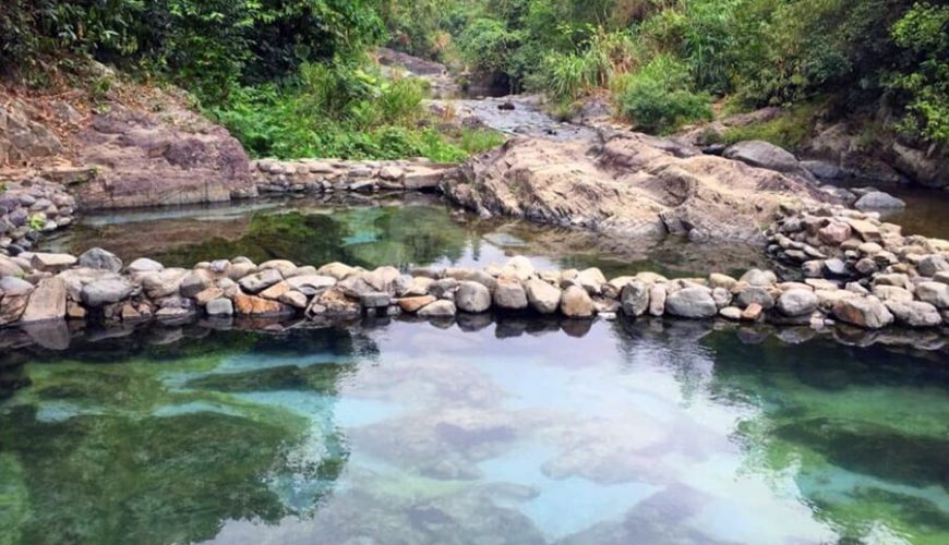 Kenh Ga Hot water stream