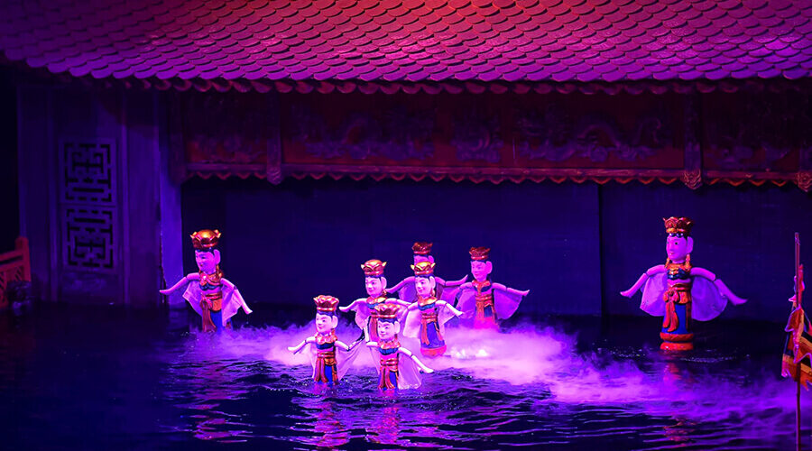 water puppet show