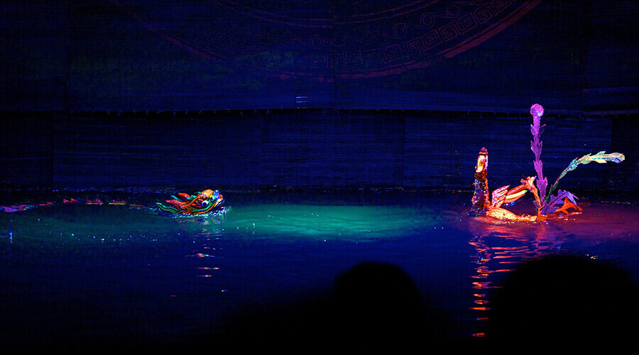 water puppet show