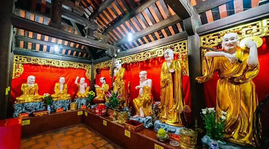 Arhat Statues in Long Tien Pagoda