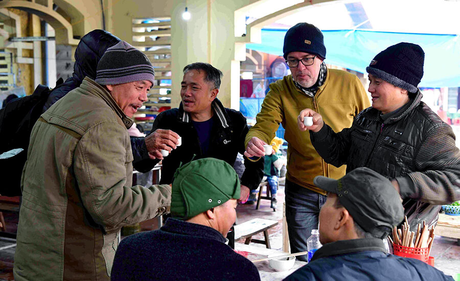 drink in Bac Ha Market