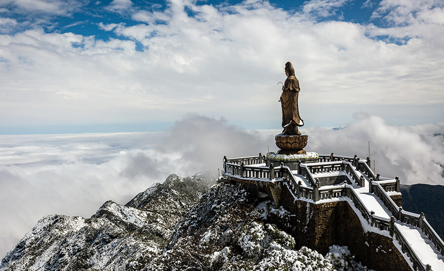 Bodhisattva Avalokiteshvara statue in Fansipan