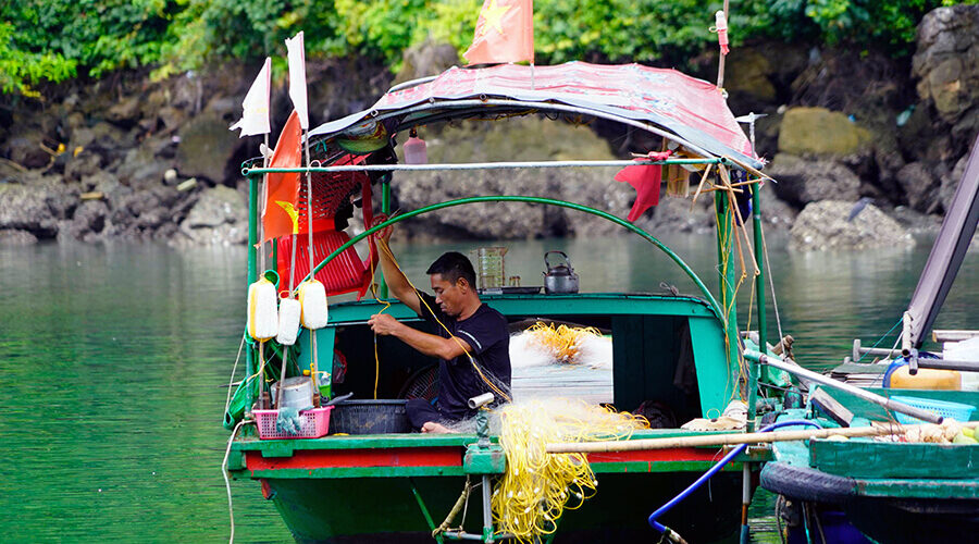 Cua Van fishing village