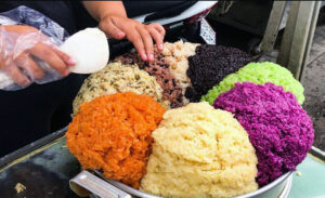 Seven color sticky rice