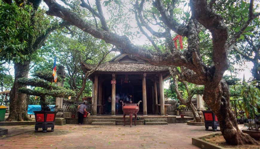 Son Than temple in Tay Phuong pagoda