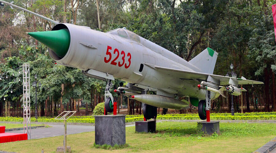 aircraft in Son Tay ancient citadel
