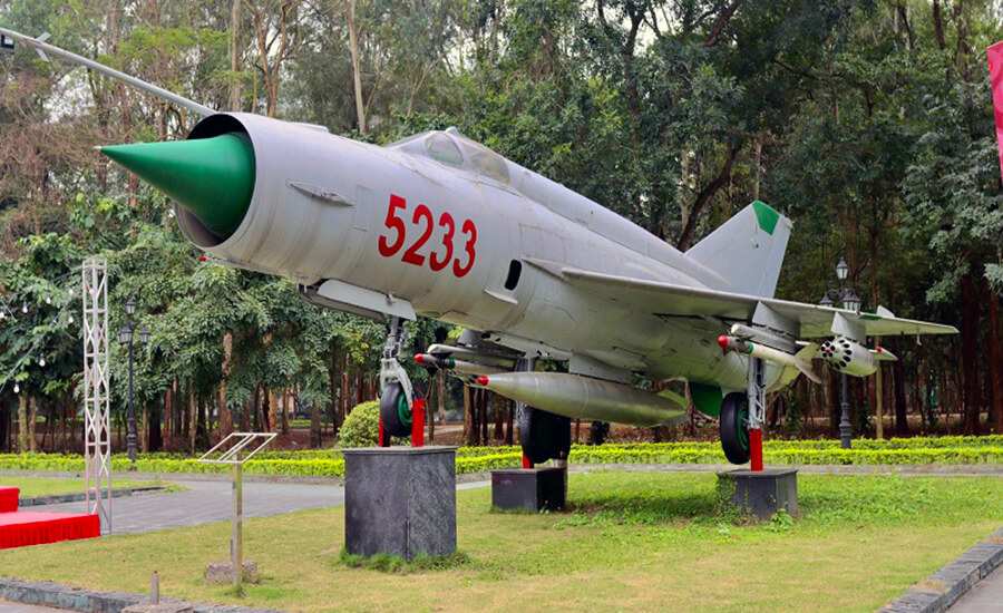 aircraft in Son Tay ancient citadel