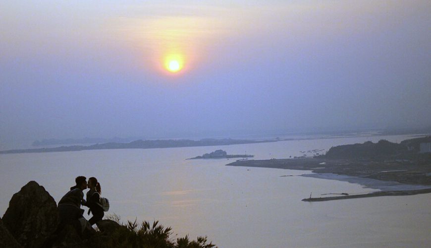 sunrise in Bai Tho mountain