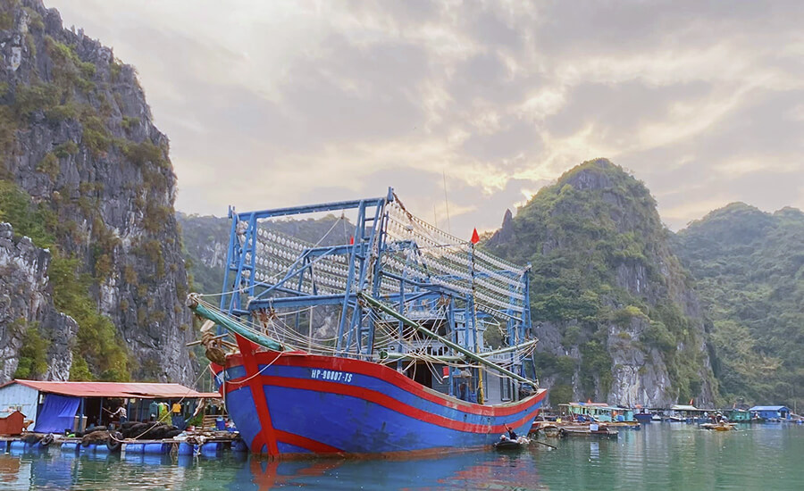 Cai Beo fishing village